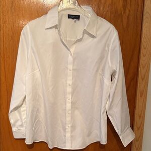 Jones New York Classic White Blouse